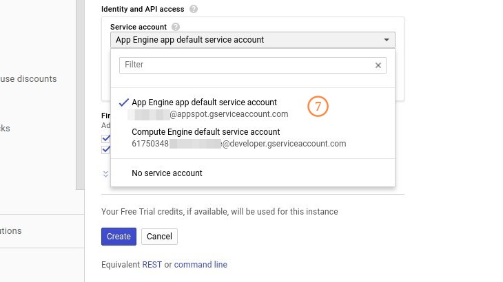 Google Cloud Engine Identity and API access