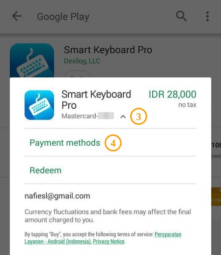 Pilih Payment Method