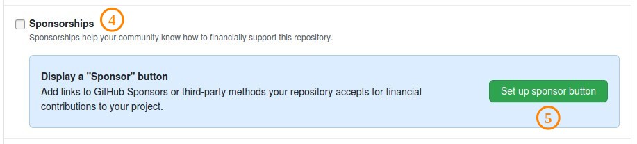 Github Sponsor Button