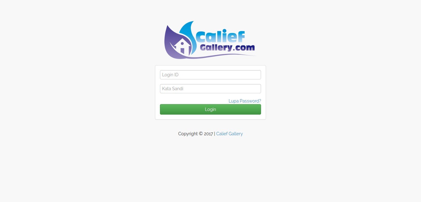 Login Calief Gallery